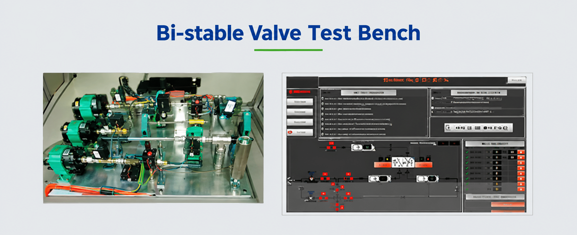 Bi-stable Valve Test Bench