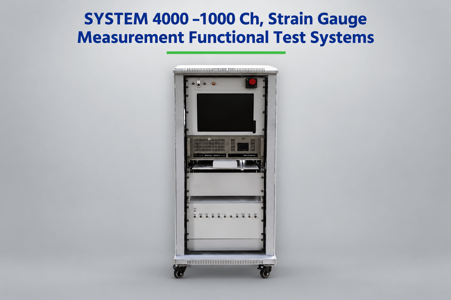 SYSTEM 4000 –1000 Ch, Strain Gauge Measurement Functional Test Systems
