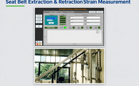 Seat Belt Extraction & Retraction Strain Measurement