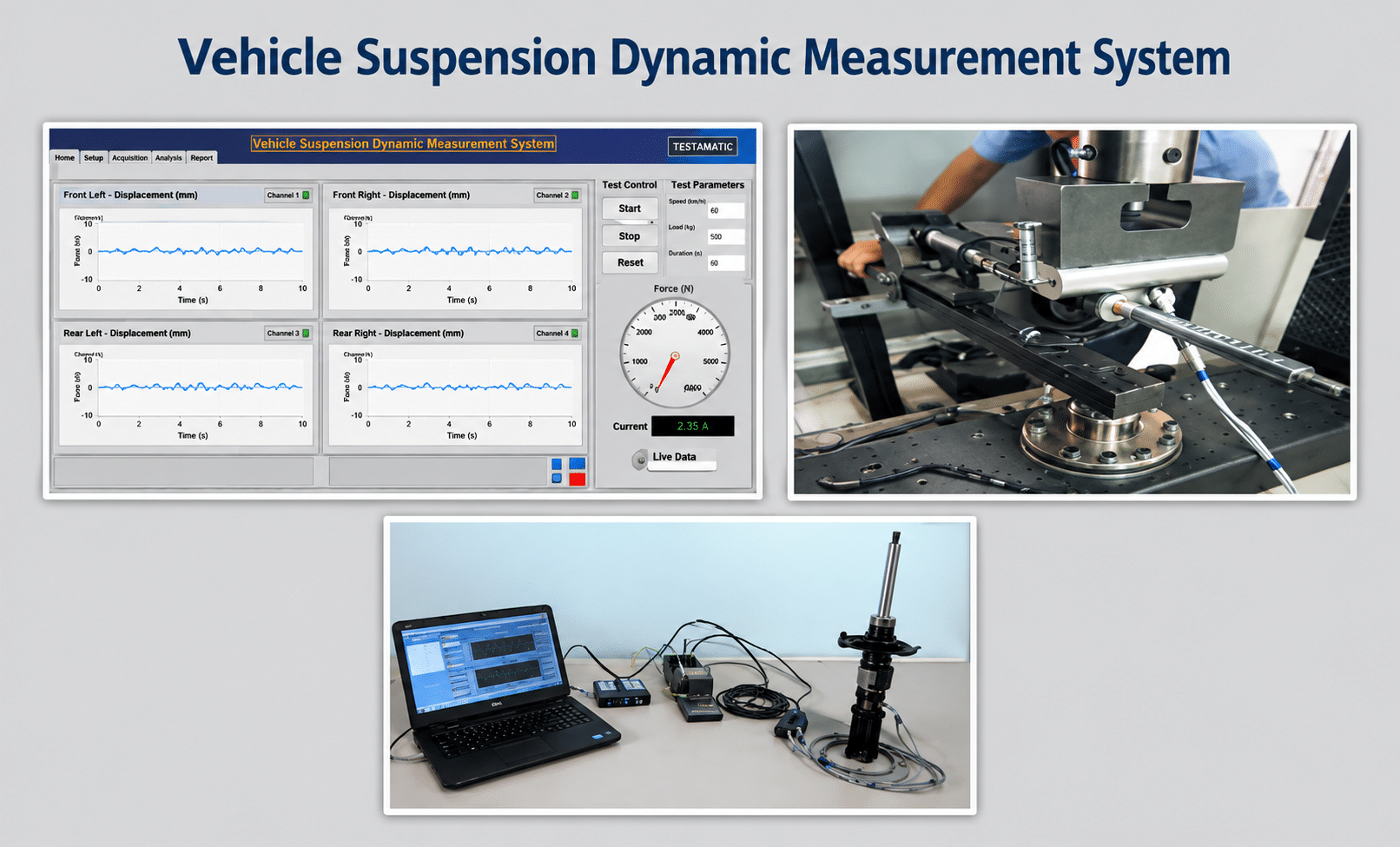 Vehicle Suspension Dynamic Measurement System